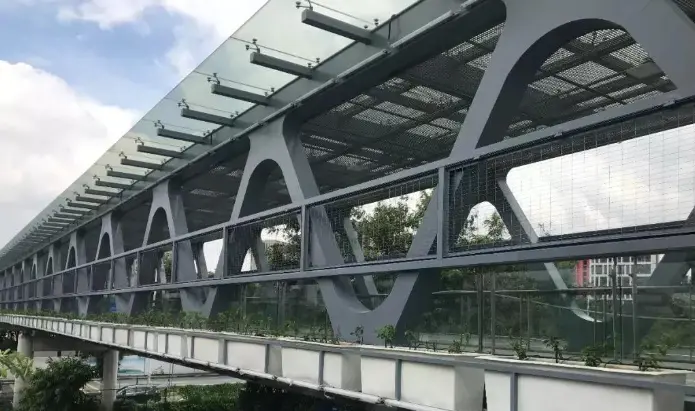 满洲里电厂网架加工